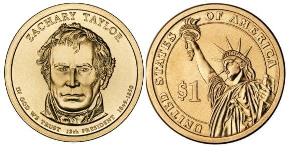 USA 1 $ Zachary Taylor 2009 nr 12