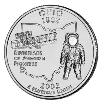 USA 25 c Ohio 2002