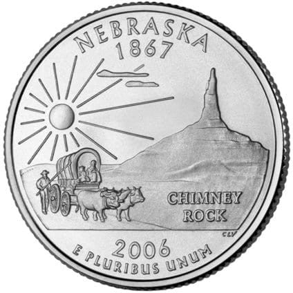 USA 25 c Nebraska 2006