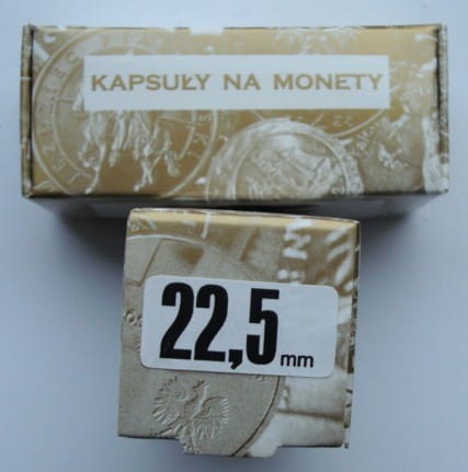 Kapsle 10 x 22,5 mm