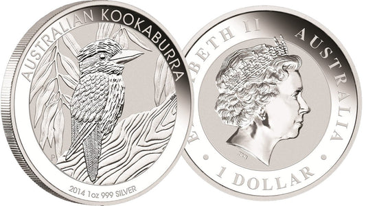 Australia 1$ Kookaburra 2014 1 Oz Ag.999