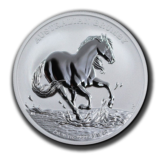 Australia 1$ Koń Brumby 2020 1 Oz Ag.999