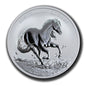Australia 1$ Koń Brumby 2020 1 Oz Ag.999