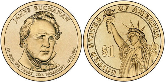 USA 1 $ James Buchanan 2010 nr 15