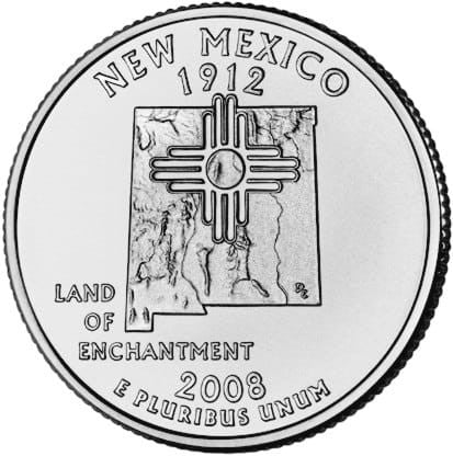 USA 25 c New Mexico 2008