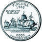 USA 25 c VIRGINIA 2000