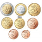 Euro set Finlandia zestaw menniczy x 8 2004