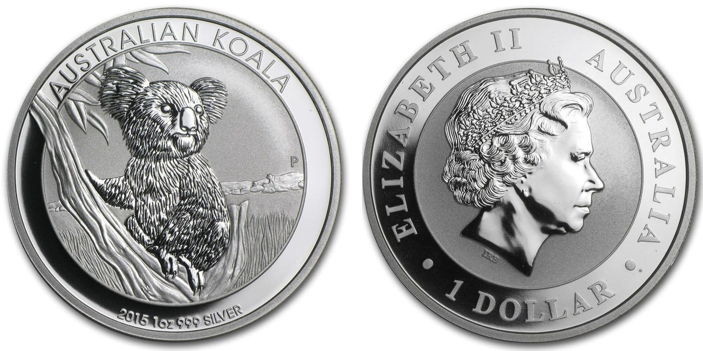 Australia 1$ Koala 2015 1 Oz Ag.999