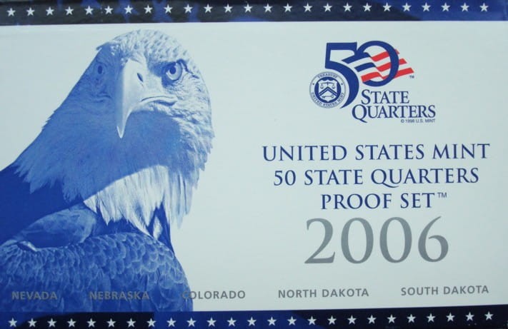 USA Proof set 5 x 25c Stany 2006 "S"