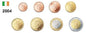 Euro set Irlandia zestaw menniczy x 8 2004