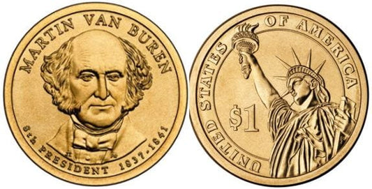 USA 1 $ Martin van Buren 2008 nr 8