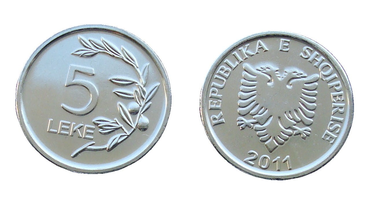 Albania 5 leke 2011