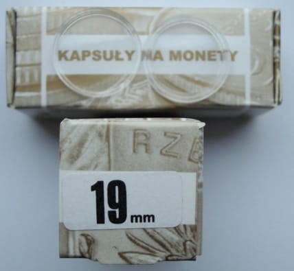 Kapsle 10 x 19 mm