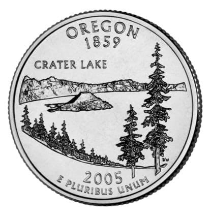 USA 25 c Oregon 2005