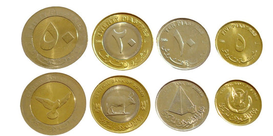 Zestaw menniczy SUDAN zwierzęta x 4