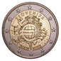 2 euro Słowenia 10 lat euro w obiegu 2012