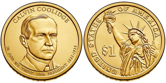 USA 1 $ Calvin Coolidge 2014 nr 30