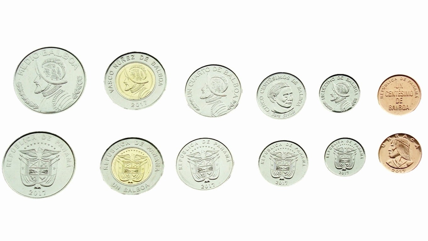 Zestaw menniczy Panama x 6 2017