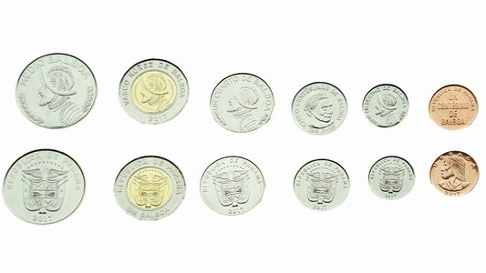 Zestaw menniczy Panama x 6 2017