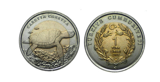 Turcja 1 lira Żółw 2009