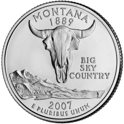 USA 25 c Montana 2007