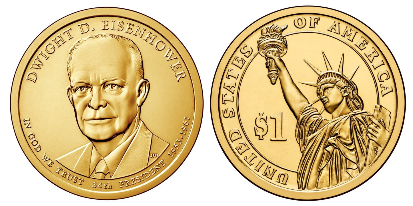 USA 1 $ Dwight D. Eisenhower 2015 nr 34