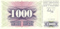 Bośnia i Hercegowina 1000 dinarów 1992 P-15