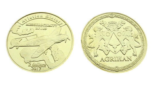 Mariany PN Agrihan 5$ Messerschmitt BF.109 2017