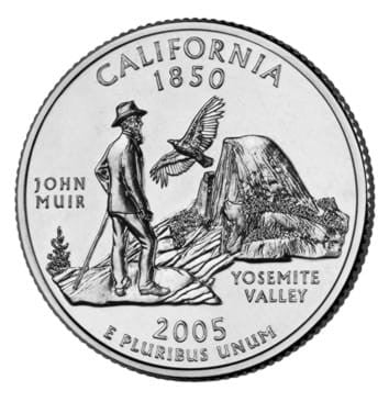 USA 25 c California 2005