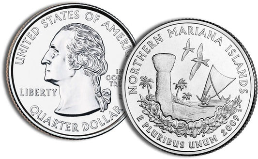 USA 25 c Northern Mariana Islands 2009