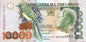 Wyspy Św. Tomasza 10 000 dobras Ptaszek 2004 P-66c