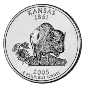 USA 25 c Kansas 2005