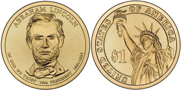 USA 1 $ Abraham Lincoln 2010  nr 16