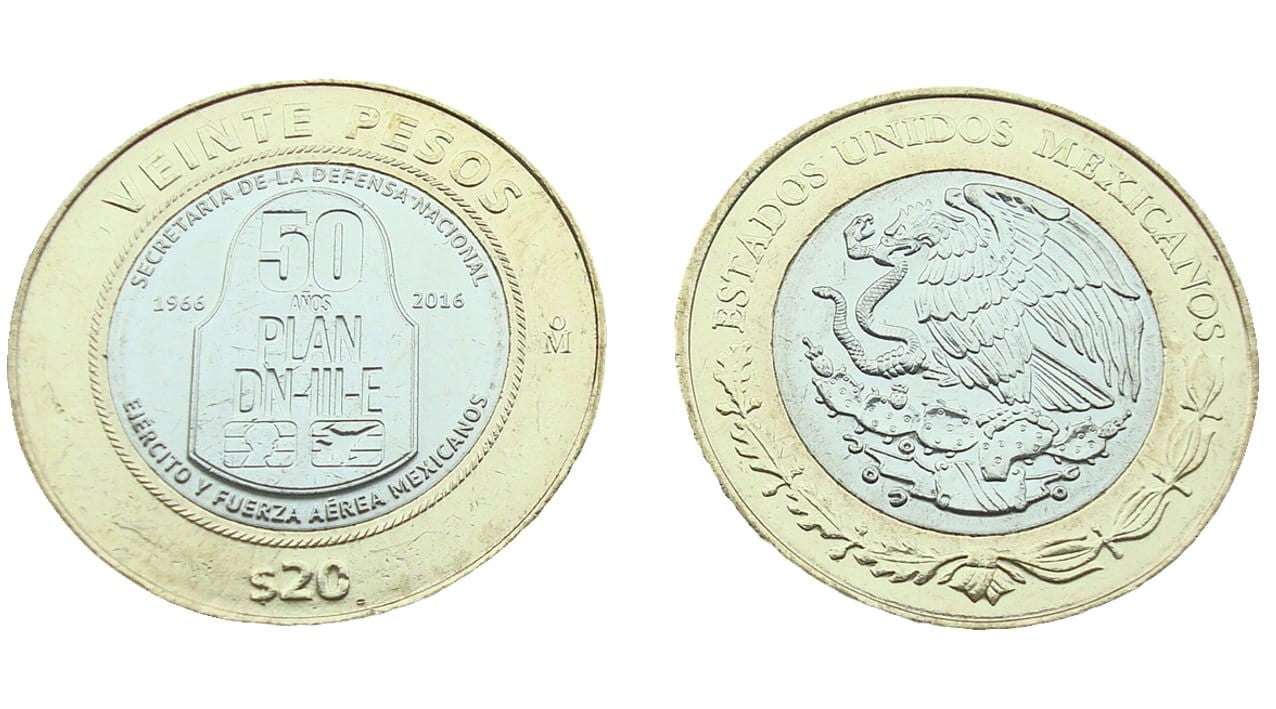 Meksyk 20 peso DN-III-E Plan 2017