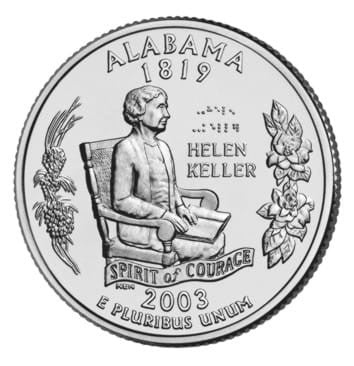USA 25 c Alabama 2003