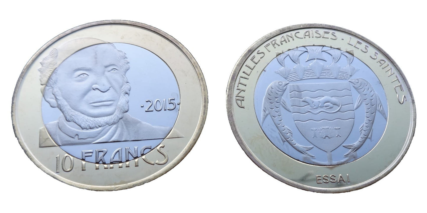 Antyle Francuskie 10 franków Les Saintes 2015