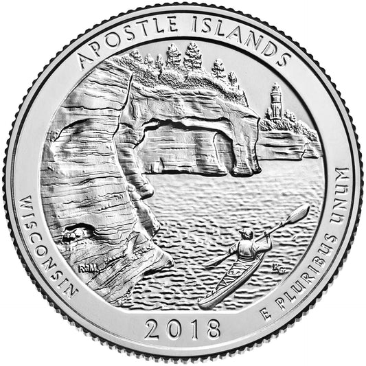 USA 25 c Park Apostle Islands 2018 nr 42