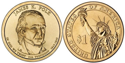 USA 1 $ James K. Polk 2009 nr 11