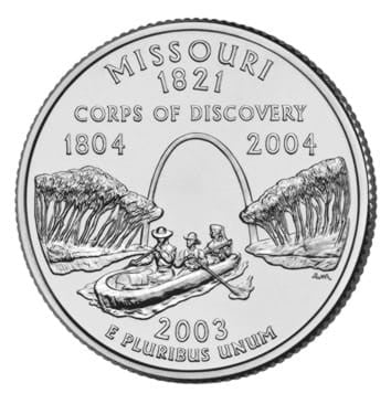 USA 25 c Missouri  2003
