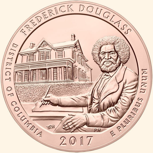 USA 25 c Park Frederick Douglass 2017 nr 37 24kAu