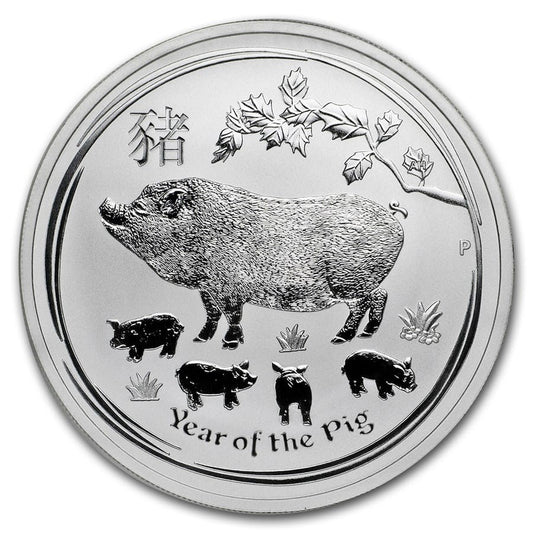Australia 1$ Lunar Rok świni 1 Oz Ag.999 2019