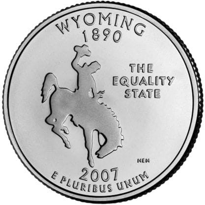 USA 25 c Wyoming 2007