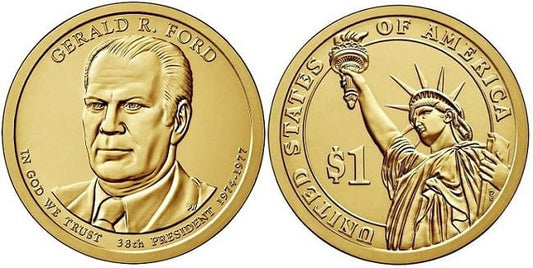 USA 1 $ Gerald R. Ford  2016 nr 38