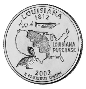 USA 25 c Louisiana 2002