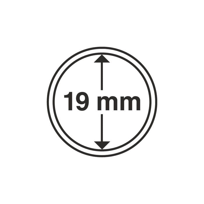 Kapsel 19 mm idealny na 2 eurocenty