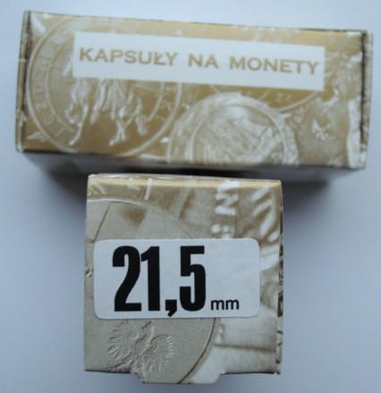 Kapsle 10 x 21,5 mm