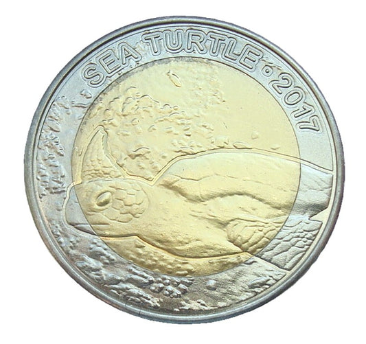 Burkina faso 50 franków Żółw morski 2017