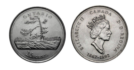 Kanada 25 c Ontario 1992