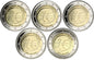 2 € NIEMCY x5 10 lat strefy euro EMU 2009 ADFGJ