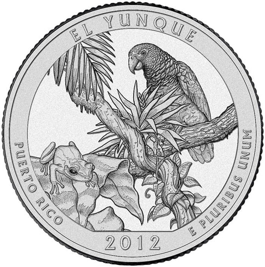 USA 25 c Park narodowy El Yunque 2012 nr 11